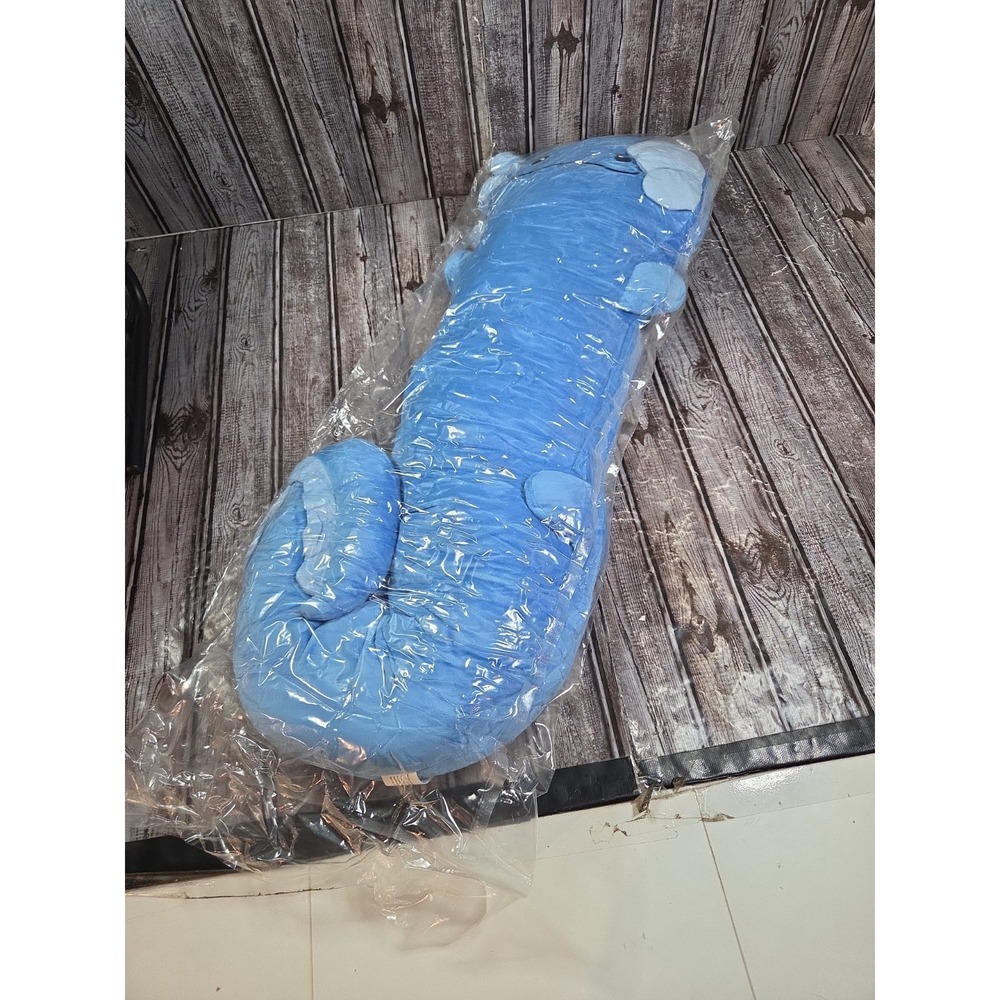 Tianmihou 48 Inch Giant Axolotl Plush Pillow, Big Blue 48 Inch,